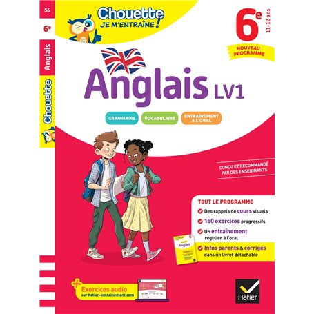 Chouette Je m'entraîne - Anglais 6e (A1 vers A2) Nouveau programme
