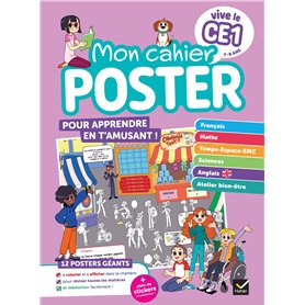 Vive le CE1 - Mon cahier poster Vive le CE1 - Mon cahier poster