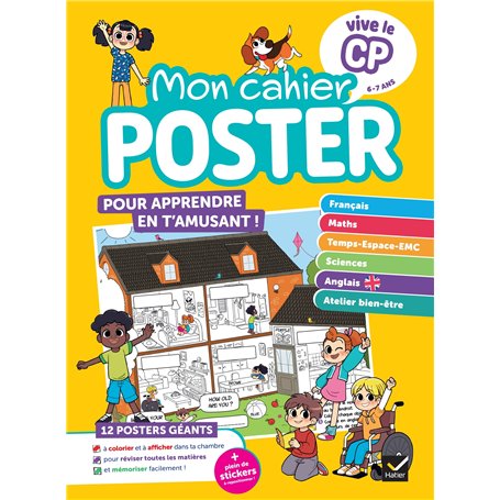 Vive le CP - Mon cahier poster