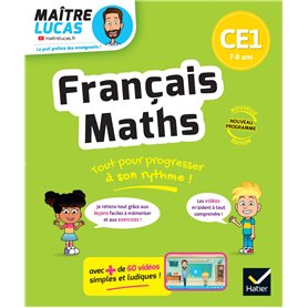 Français et Maths CE1 - Nouveau programme - Cahier de soutien avec des vidéos Français et Maths CE1 - Nouveau programme - Cahier de soutien avec des vidéos