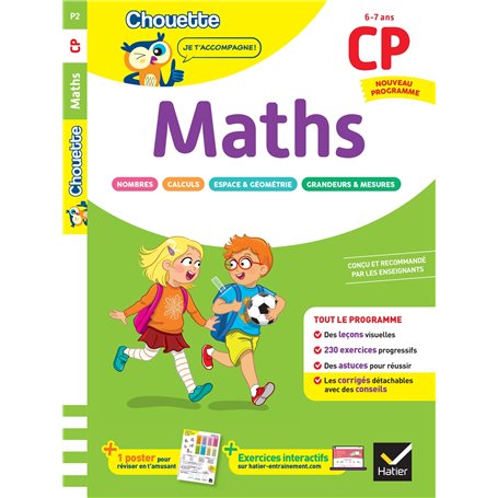 Maths CP - Cahier de soutien nouveau programme