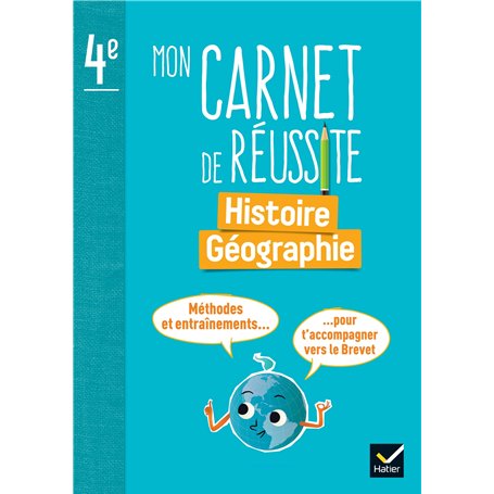 Mon carnet de réussite Histoire-Géographie 4e - Ed. 2025 - Carnet élève