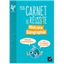 Mon carnet de réussite Histoire-Géographie 4e - Ed. 2025 - Carnet élève