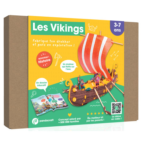 Les Vikings - kit Pandacraft 3-7 ans