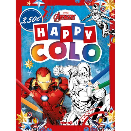 Marvel Avengers - Happy colo (Iron Man et Captain America)