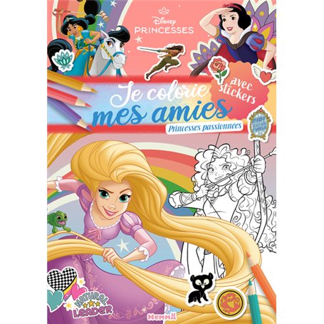 Disney Princesses - Je colorie mes amies - Princesses passionnées