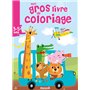 Mon gros livre de coloriage (Autobus bleu et animaux)