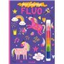 Mon coloriage fluo (Licornes) - Avec stickers offerts