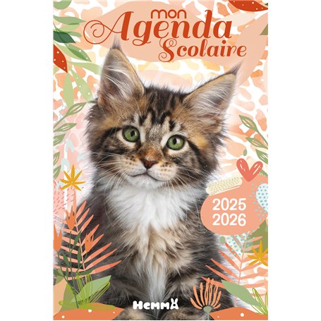 Mon agenda scolaire 2025-2026 (Chat)