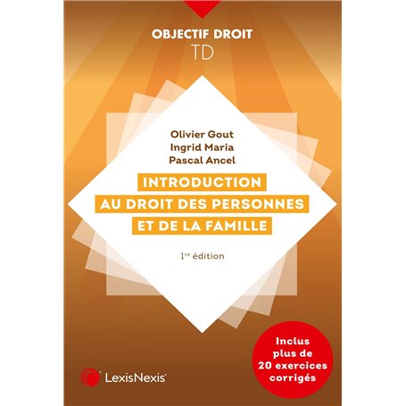 Introduction au droit des personnes et de la famille 24,46 €