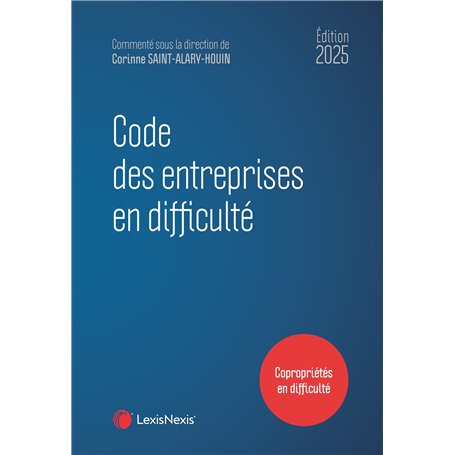 Code des entreprises en difficulté 2025