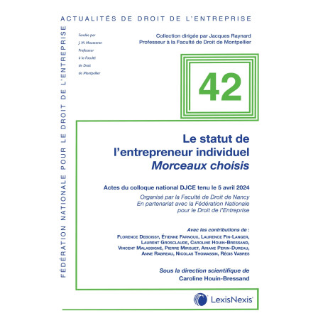 Le statut de l'entrepreneur individuel