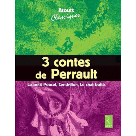 3 contes de Perrault : Le petit Poucet, Cendrillon, Le chat botté 25,44 €
