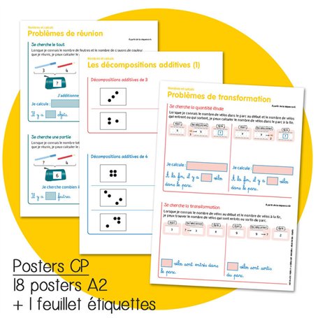 Haut les maths CP - Posters 21,53 €