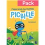 Pack de 10 - J'apprends les maths avec Picbille CP - Fichier de l'élève en 1 volume - éd. 2025