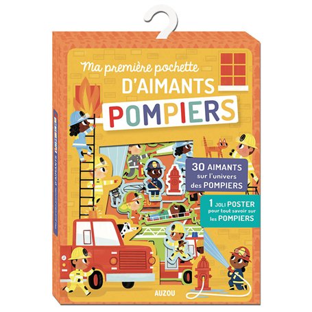 Ma première pochette d'aimants pompiers