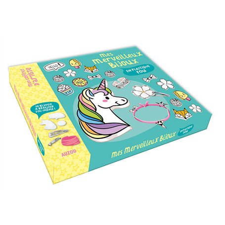 Mon coffret d'artiste - MES MERVEILLEUX BIJOUX EN PLASTIQUE FOU