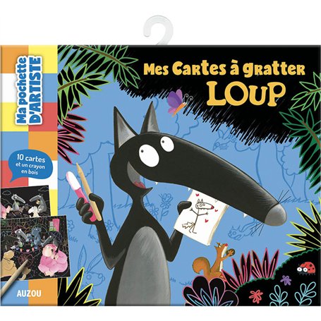 Mes cartes à gratter Loup