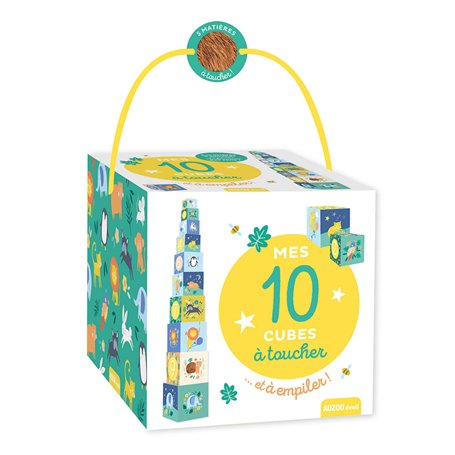 Mes 10 cubes à toucher et... à empiler
