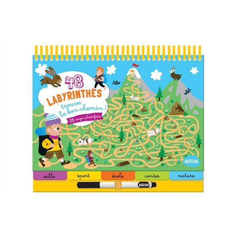 48 LABYRINTHES - TROUVE LE BON CHEMIN !