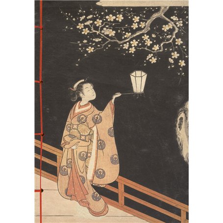 Carnet Hazan Prunier dans l'estampe japonaise 12 x 17 cm (papeterie)