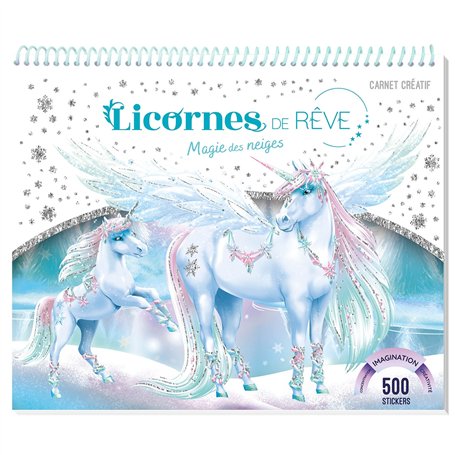 Licornes de rêve - Carnet créatif - Magie des neiges nouvelle édition 12,62 €