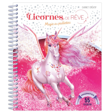 Licornes de rêve - Mini-carnet Magie des paillettes 6,75 €
