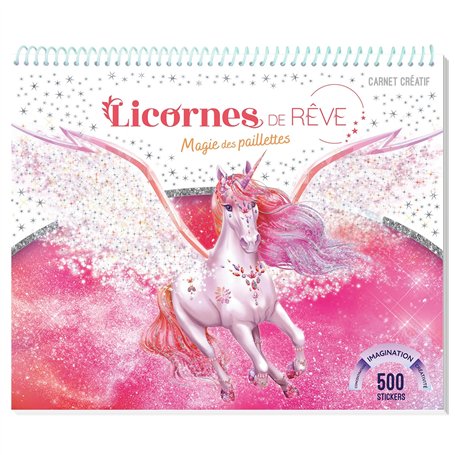 Licornes de rêve - Carnet créatif - Magie des paillettes nouvelle édition 12,62 €
