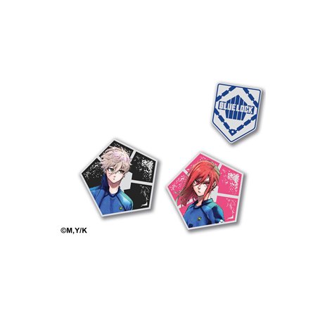 SET DE 3 PIN'S BLUE LOCK - MODELE 2 - 2025