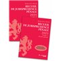 Recueil de Jurisprudence pénale 2025 - Tome 1 + Tome 2