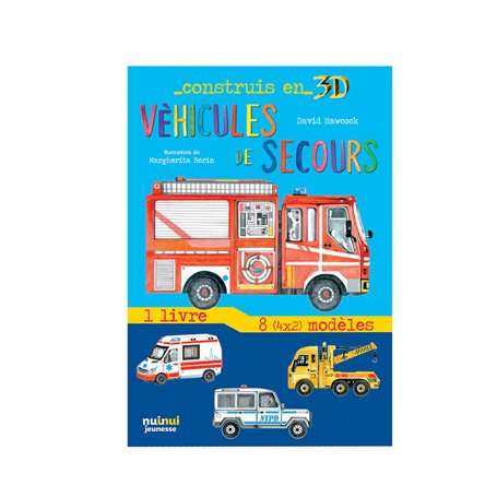 Construis en 3D - Véhicules de secours