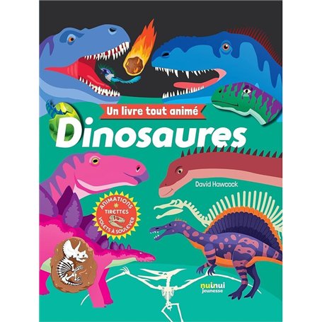 Un livre tout animé - Dinosaures