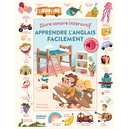 Apprendre l'anglais facilement - Livre sonore interactif