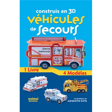 Construis en 3D - Véhicules de secours
