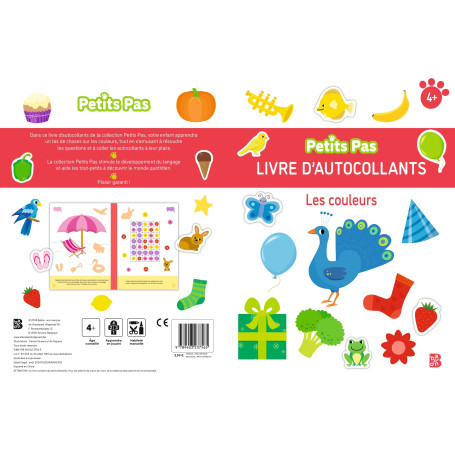 Petits Pas autocollants: Les couleurs
