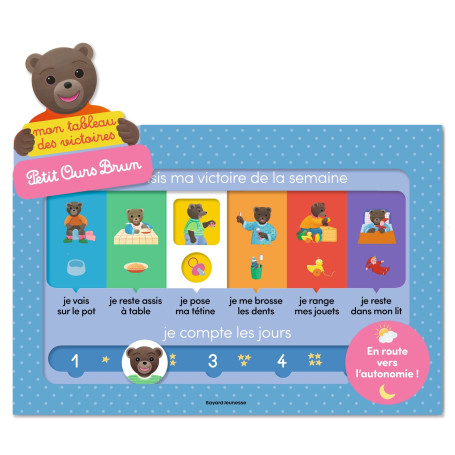 Petit Ours Brun - Mon tableau des petites victoires