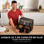 Ninja Foodi MAX Dual Zone Air Fryer, Friteuse sans huile, 2 tiroirs, 9,5 L, 6-en-1 (Air Fry, Max Crisp, rôtir, cuire, réchauffer