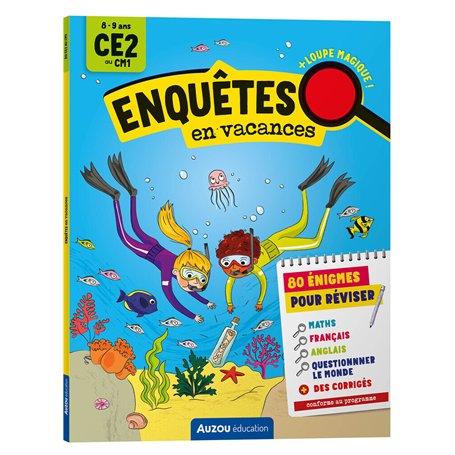 Enquêtes en vacances - Du CE2 au CM1