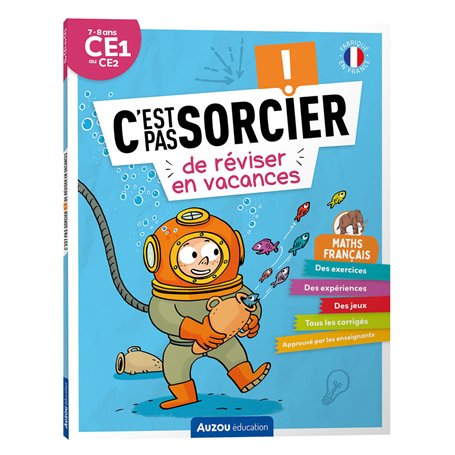 C'est pas sorcier de réviser en vacances - Du CE1 au CE2 - Cahier de vacances 2024