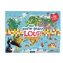 Mon poster géant Loup - La carte du monde