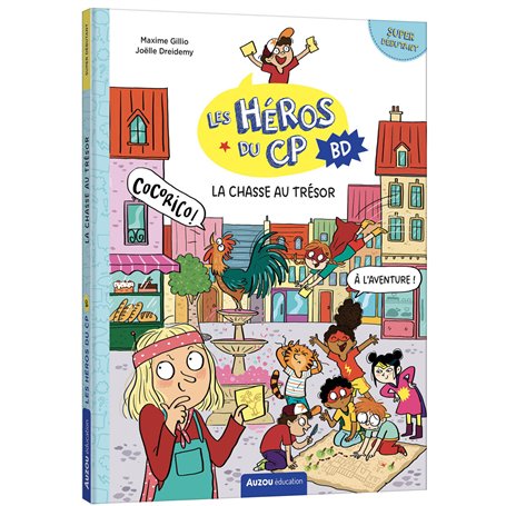 Les Héros du CP en BD - super débutant - La chasse au trésor