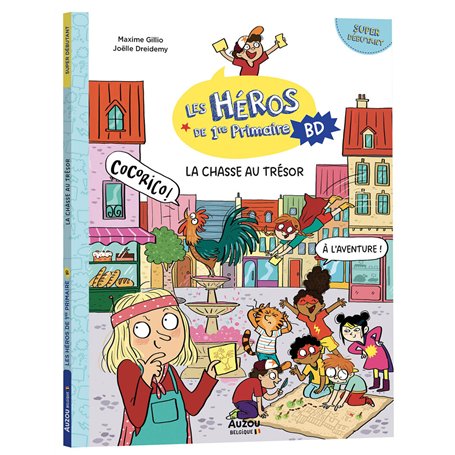 Les Héros de 1re Primaire en BD - super débutant - La chasse au trésor