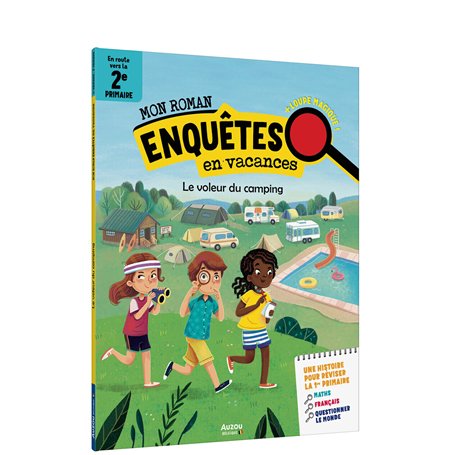 Mon roman enquêtes en vacances - En route vers la 2e primaire - Le voleur du camping