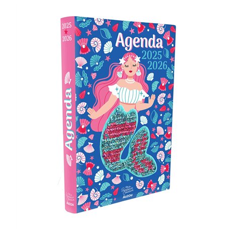 Agenda 2025-2026 - Sirène à sequins
