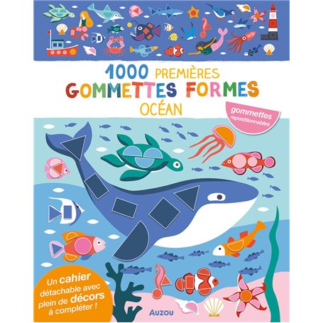 1000 premières gommettes formes océan