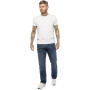 Pantalon Jeans Coupe Regular Coton Homme avec Ceinture