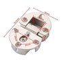 Lot de 2 charnières pliables réglables et cachées à 90 degrés pour meubles - Charnière de table spéciale autoportante - Charnièr