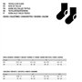 Chaussettes de Sport Jordan JORDAN JUMPMAN WJ0010 R78 Rouge 3 paires