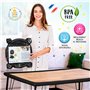 DEASANA® Kit Protège-Angles en Caoutchouc Noir – 7Mètres de Protection y Compris Un Rouleaux et 12 Protèges-Coins + Adhésif 12Mè
