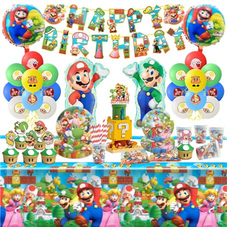 121PCS Ensemble Vaisselle Fête Kit Mari